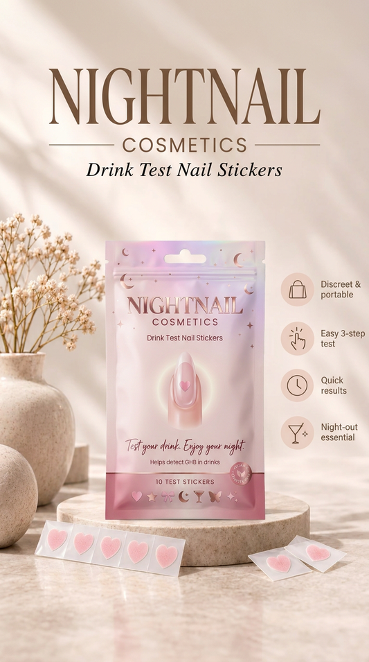 NailSafe – Pegatinas detectoras para bebidas